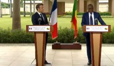 Bénin : Emmanuel Macron, la France soutiendra le pays dans le domaine éducatif, la lutte contre le terrorisme, puis les arts et cultures