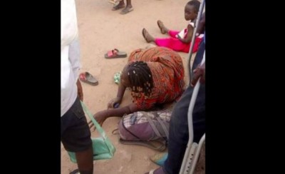 Côte d'Ivoire : Gagnoa, roulant à vive allure, un chauffard projette dans un caniveau une femme et ses enfants