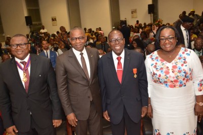 Côte d'Ivoire :  Reconnaissance du mérite, 58 agents de la poste et du secteur de l'économie numérique, célébrés par la République