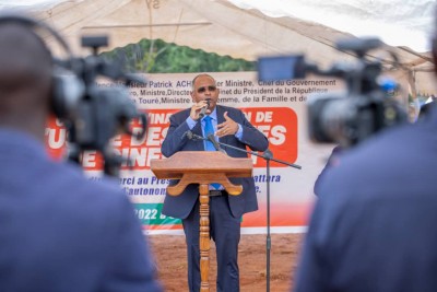 Côte d'Ivoire : Poro, infrastructures et autonomisation de la femme, Patrick Achi inaugure une usine et lance les travaux d'un lycée d'excellence et de bitumage voirie