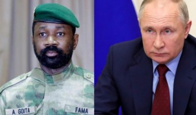 Mali : Entretien téléphonique entre Assimi Goita et son homologue russe Poutine