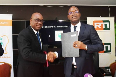 Côte d'Ivoire : La FIF et la RTI s'unissent en vue de promouvoir et soigner l'image du football national