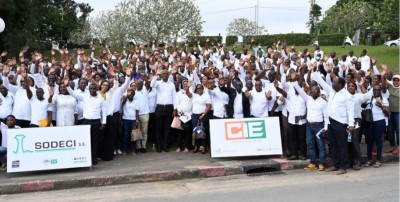 Côte d'Ivoire : Les journées CIE-SODECI, affirmation des valeurs et action citoyenne au profit du CNTS