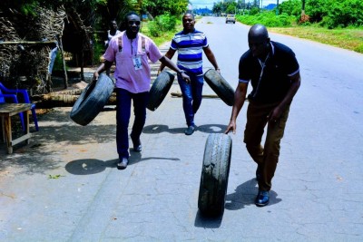 Côte d'Ivoire : Démantèlement de plusieurs barrages illégaux sur l'axe Biankouma-Touba-Odienné pour faciliter  la fluidité routière