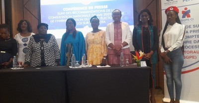 Côte d'Ivoire : Le CSGPE plaide pour le reversement de 10% du financement supplémentaire des partis politiques aux femmes candidates