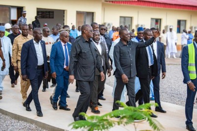 Côte d'Ivoire : Port sec de Ferkessédougou 2024, Amadou Koné et Tené Birahima Ouattara sur le site pour accélérer les travaux de construction