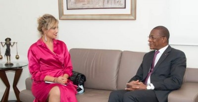 Côte d'Ivoire : Projet de rénovation de la Pyramide du Plateau et construction d'immeubles, Bruno Koné échange avec un consortium italien