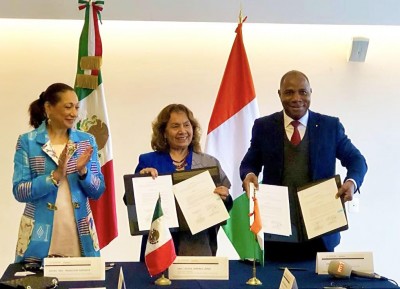 Côte d'Ivoire : Signature d'un accord de partenariat entre l'INSAAC et l'Institut national des Beaux-arts et de la littérature du Mexique