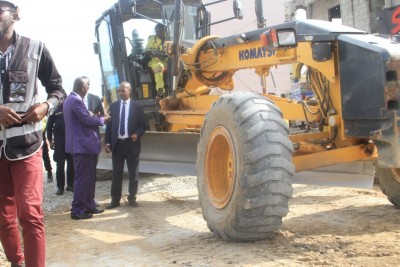 Côte d'Ivoire : Reprise des travaux de réhabilitation  des voiries de Yopougon, la Mairie remercie  le chef de l'Etat