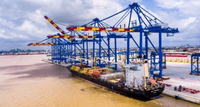 Côte d'Ivoire :  Première escale test au nouveau terminal à conteneurs du port d'Abidjan réussie avec succès par Côte d'Ivoire Terminal