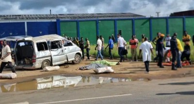 Côte d'Ivoire : Matinée tragique à Bonoua, au moins 6 morts dans un accident