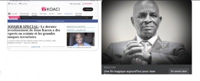 Côte d'Ivoire : Des brouteurs usent de l'image de KOACI.COM avec Diagou, Drogba et Thiam pour semer la confusion et arnaquer