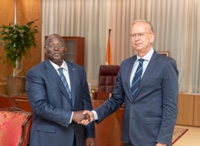 Côte d'Ivoire : Le Vice-Président de la République a eu un entretien avec l'Ambassadeur d'Allemagne en Côte d'Ivoire