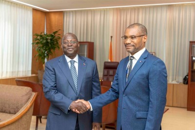 Côte d'Ivoire : Le Vice-Président de la République a échangé avec les Ambassadeurs du Canada et des Pays-Bas en Côte d'Ivoire