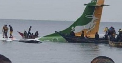Tanzanie : Chute spectaculaire d'un avion dans le Lac Victoria avec 43 passagers à bord