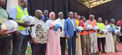 Côte d'Ivoire : Bouaké, le ministre Amadou Koné salue le geste du président de GECI visant à sauver des vies