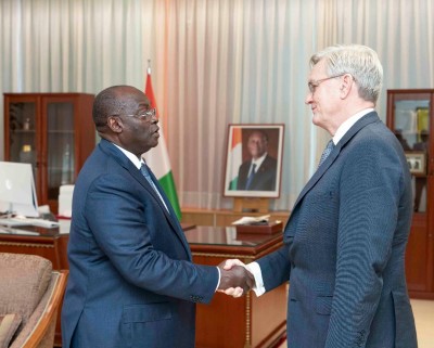 Côte d'Ivoire : Le Vice-président Koné reçoit le PDG de CitiBank pour l'Europe, l'Afrique et le Moyen-Orient