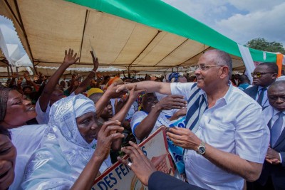 Côte d'Ivoire : Patrick Achi annonce l'ouverture de plusieurs chantiers dans le Guémon, bitumage de l'axe Man-Kouibly et construction de quatre autres collèges de proximité