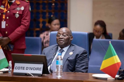 Côte d'Ivoire : Le Vice-Président Tiémoko Koné a pris part au 17è Sommet extraordinaire  de l'Union Africaine à Niamey