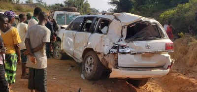 Liberia :  Le ministre des Finances Tweah en soins après un grave accident de route