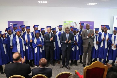 Côte d'Ivoire :    23 jeunes formés au MP-MGPC, Amédé Koffi Kouakou, parrain à ses filleuls: « vous devez faire le choix entre l'argent et apprendre le travail »