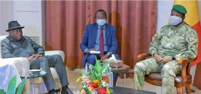 Mali :  Briefing à Goodluck sur la transition avant le sommet de la CEDEAO au Nigeria