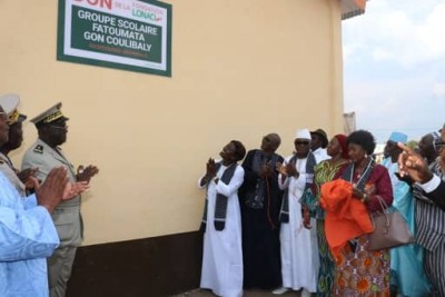 Côte d'Ivoire : La Fondation LONACI renforce la capacité d'accueil du groupe scolaire de Sissédougou d'un bâtiment de 3 classes équipées