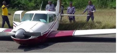 Côte d'Ivoire : San Pedro, suite à un dysfonctionnement, un aéronef rate son train d'atterrissage