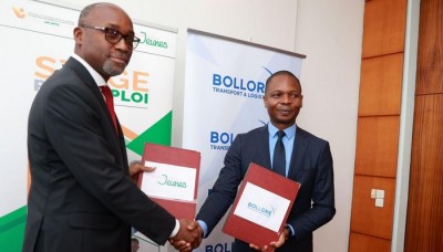 Côte d'Ivoire : Bolloré Transport & Logistics signe une convention pour faciliter l'insertion professionnelle des jeunes