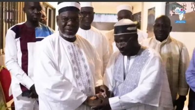 Côte d'Ivoire : Blé Goudé chez le Cheickoul Aïma Ousmane Diakité « je suis venu prendre conseil pour ne pas que je me trompe »