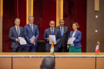 Côte d'Ivoire/France  :  Ligne 1 du Métro d'Abidjan d'un coût de 870 milliards de FCFA, Bruno Le Maire souhaite que l'infrastructure bénéficie aux entreprises ivoiriennes