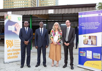 Côte d'Ivoire : Identification, le ministre Vagondo inaugure le site cathédrale rénové de l'ONECI destiné à améliorer la qualité du service