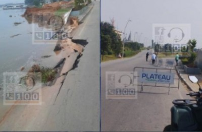 Côte d'Ivoire : Plateau à hauteur de la gare lagunaire Aqualines, fermeture de la voie à toute circulation pour des travaux