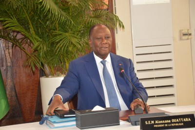 Côte d'Ivoire : Discours d'Alassane Ouattara au 1er Conseil des Ministres de l'année 2023