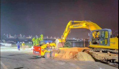 Côte d'Ivoire : Erosion constatée sur la berge lagunaire au Plateau, le Boulevard de Gaulle fermé jusqu'au 15 janvier prochain