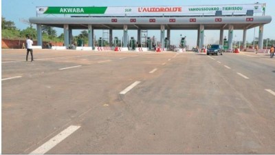 Côte d'Ivoire : Mise en service officielle lundi du poste à péage de Tiébissou, voici tous les tarifs qui seront appliqués
