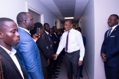 Côte d'Ivoire : Nouvel an, Bruno Koné fait des visites surprises à ses collaborateurs