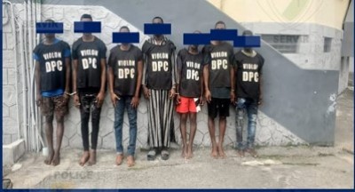 Côte d'Ivoire : Nouveau coup de filet  de la police, démantèlement de deux gangs présumés auteurs d'une dizaine de vols à mains armées, préjudice estimé à plus d'une centaine de millions FCFA