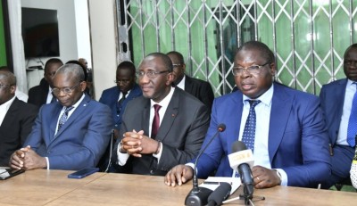 Côte d'Ivoire : ACCD- RHDP, Amedé Kouakou donne les orientations aux cadres du centre pour 2023