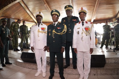 Côte d'Ivoire : Cérémonie d'Adieu aux Armes aux Généraux appelés à la retraite, leur porte-parole Koné Mambi : « Nous quittons définitivement les armes mais par l'armée »
