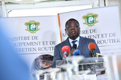 Côte d'Ivoire : Infrastructures routières, le ministre Amédé Koffi Kouakou annonce pour l'année 2023 la poursuite du bitumage des 1 922 km de routes neuves