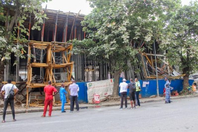 Côte d'Ivoire : Incident dans un immeuble au Plateau, le ministère de la Construction arrête les travaux et invite les maîtres d'ouvrage à garantir la sécurité sur les chantiers