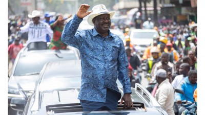 Kenya : Après sa cinquième défaite à la présidentielle, Raila Odinga affirme que la victoire lui a été volée