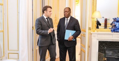 Côte d'Ivoire : Après son déjeuner avec Macron, Ouattara : « Nous avons échangé sur des sujets bilatéraux et régionaux d'intérêt commun »