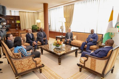 Côte d'Ivoire : Alassane Ouattara reçoit la CGECI, et le Président de Canal+ International