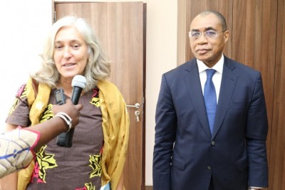 Côte d'Ivoire : Économie, l'ambassadeur de l'union Européenne (UE) en Côte d'Ivoire, Francesca Di Mauro, salue la résilience de l'économie ivoirienne