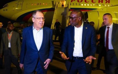 Mali : Le ministre russe Sergueï Lavrov en visite officielle à Bamako, une première dans le pays