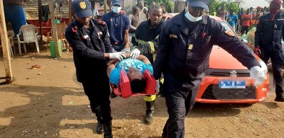 Côte d'Ivoire : L'effondrement de l'immeuble à Angré (Château) a fait cinq victimes