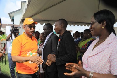 Côte d'Ivoire :  Depuis Gagnoa, Adama Kamara rassure les fonctionnaires : «Avec le Régime de retraite Complémentaire, le Président de la République vous permet de bénéficier de deux pensions