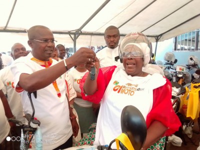 Côte d'Ivoire :  Projet « Un mutualiste, une moto » 85 adhérents de la MUPEMENT-CI ont reçu leur engin, le PCA annonce l'entrée en vigueur de l'opération « un enseignant une maison sans apport initial